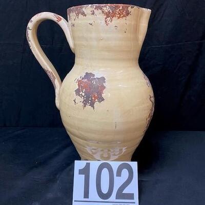 LOT#102: Fortuilata Italian Ceramic Pitcher