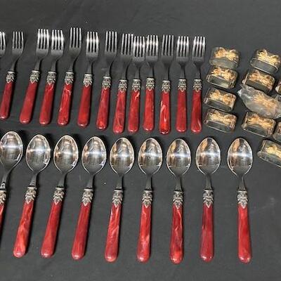 LOT#105: Napoleon Flatware - Bordeaux