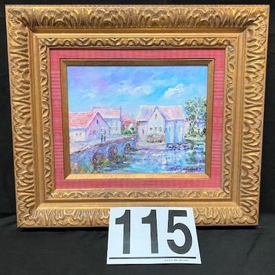 LOT#115: Original Oil on Canvas by John Clymer #1