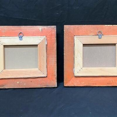LOT#117: Pair of Rabbits on Canvas