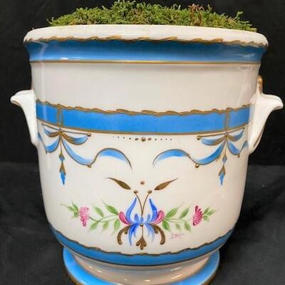 LOT#124: Appears to be Hand-painted Limoges Planters