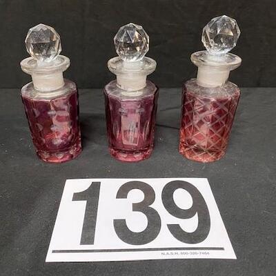 LOT#139: Trio of Vanity Bottles