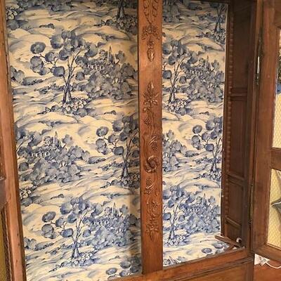 LOT#145: Early Chinese Cabinet w/ Bi-Fold Doors [Located in Venice; 3rd FL]