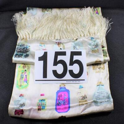 LOT#155: Colorful Asian Snuff Bottle Scarf