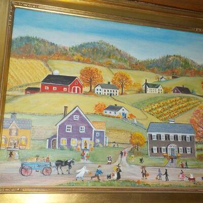 No. 4 Artist Aleta Anderson Original Oil " 4th July on the Cape".