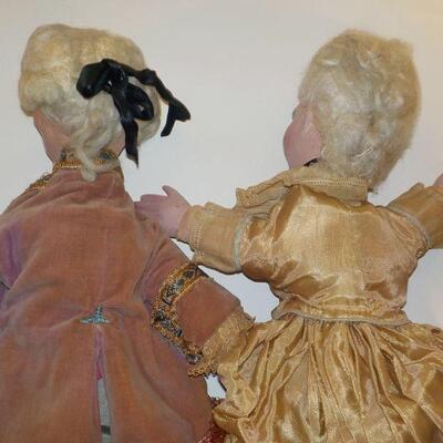 " 1800's French Dolls Male & Female."