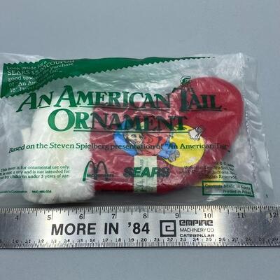 McDonald's An American Tail Stocking UNOPENED 1986 Happy Meal Toy YD#012-1120-00074