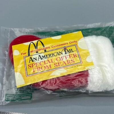 McDonald's An American Tail Stocking UNOPENED 1986 Happy Meal Toy YD#012-1120-00074