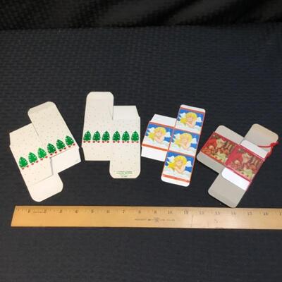 4 Unused Miniature Gift Boxes