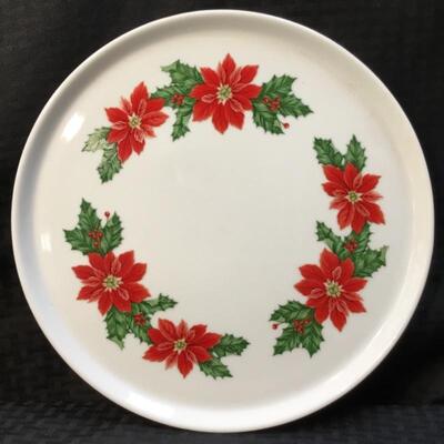 11 5/8“ Ceramic Holiday Plate