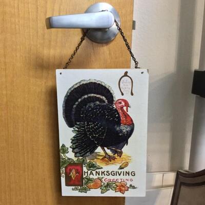 Thanksgiving Hanging Decor Piece