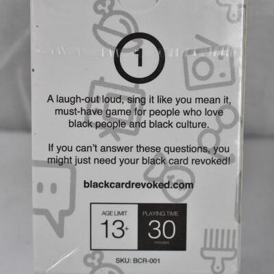 Black Card Revoked Card Game for Ages 13+ First Edition, $16 Retail - New