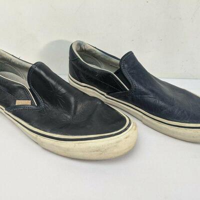 VANS Limited Edition Classics 59 LX Palm Leaf Navy Blue Leather Shoes Mens Sz 10