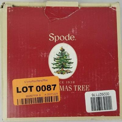 Spode Christmas Tree Cup & Saucer Set with Box