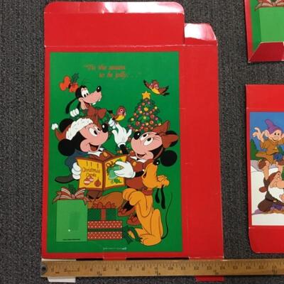 Lot of 4 Vintage Disney Gift Boxes Walt Disney Productions