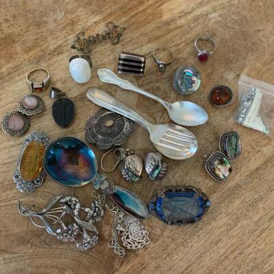Mixed lot of Sterling Jewelry / Victorian and other