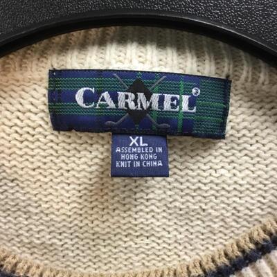 Carmel® Argyle Golf Pullover Sweater  XL