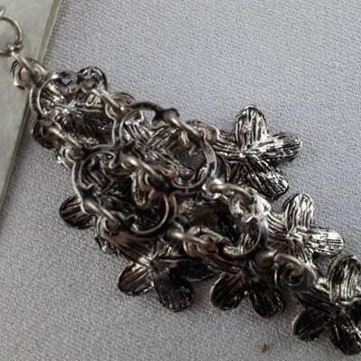 Silvertone Metal Earrings