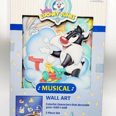 BABY LOONEY TUNES MUSICAL WALL ART NEW