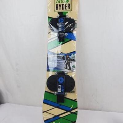 Airhead Snow Rider Hardwood Snowboard, 110cm, Wood - New
