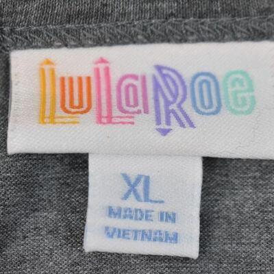 LuLaRoe Gigi Shirt, Gray with 