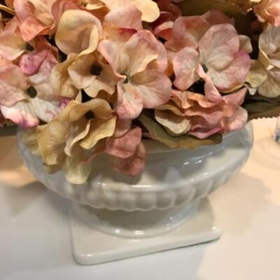 White Ceramic Compote