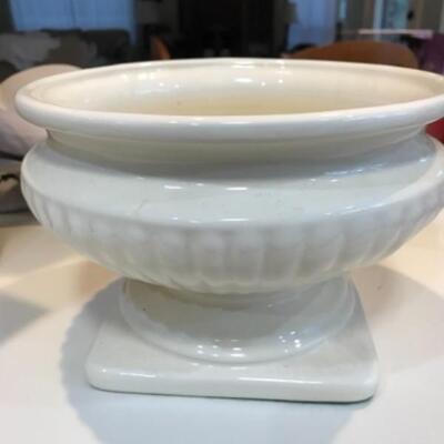 White Ceramic Compote