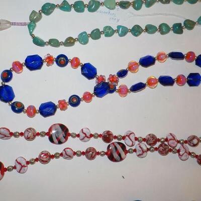 New Hand made south western necklaces combo real and manufactures stones.