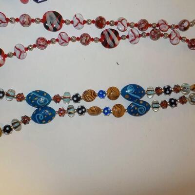 New Hand made south western necklaces combo real and manufactures stones.