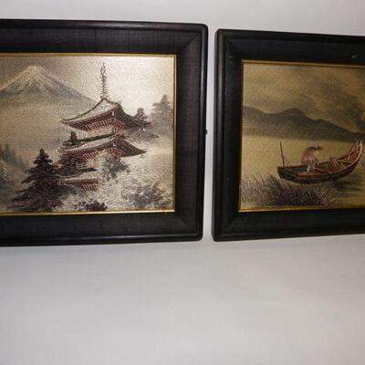 Japanese screen prints.