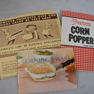 11 pc Cookware Inserts - Vintage