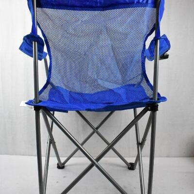 Ozark Trail Basic Mesh Folding Camp Chair with Cup Holder. SEE DESCRIPTION