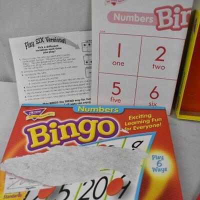 Trend Numbers Bingo Game. Damaged Box, complete