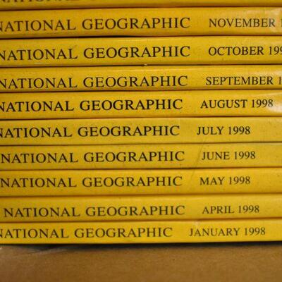 57 Issues National Geographic January 1998 - January 2003