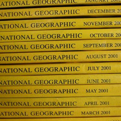 57 Issues National Geographic January 1998 - January 2003