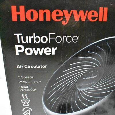 Honeywell Table Air Circulator Fan, HT-900, Black. Used, Works