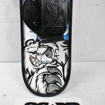 ESP 110 cm Freeride Snowboard with Adjustable Bindings, Graphic. Scuffs