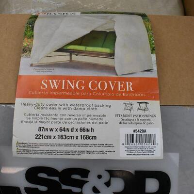 Modern Leisure Basics Outdoor Patio Swing Cover, 87