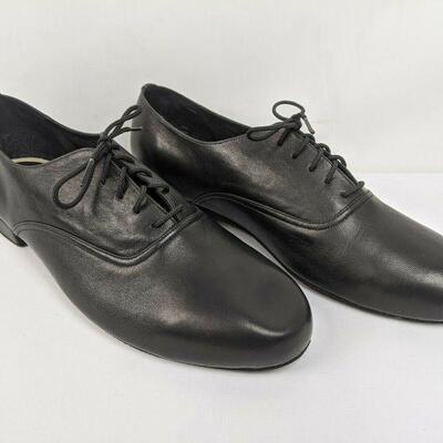 Dance Shoes Black Leather Formal Ballroom USA Jazz Shoes Approx. Men's Size 11