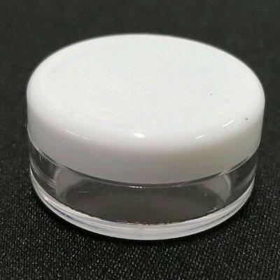 50 Pieces 5G/5ML High Quality Clear Plastic Cosmetic Container Jars with Lids