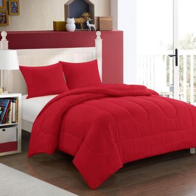 Pop Shop University Comforter Set, Red, Twin Size, 2 pieces - New