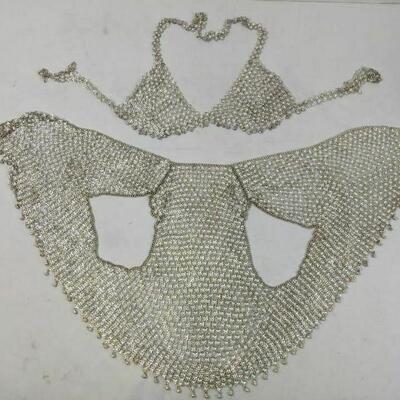 Chainmail Bikini Top and Vest - Great Condition