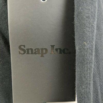 Snapchat Logo King by Snap 2018 Embroidered Tiger Black Sweatshirt Size L - New