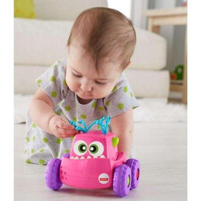 Fisher-Price Press 'N Go Monster Truck, Pink - New