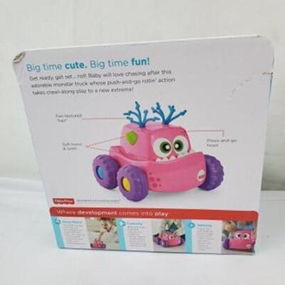 Fisher-Price Press 'N Go Monster Truck, Pink - New