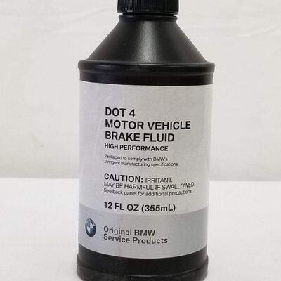 BMW DOT 4 Motor Vehicle Brake Fluid - 12oz, 10 Bottles