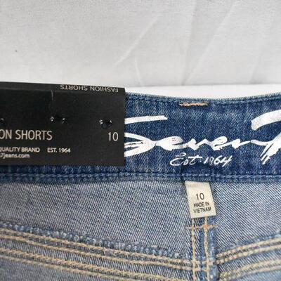 Women's Denim Shorts Size 10 by Seven7 - New