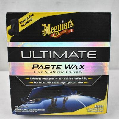 Meguiars Ultimate Paste Wax, G18211, 11 Oz - New