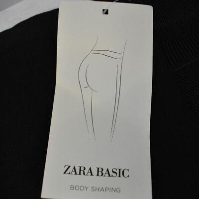 Zara Basic Body Shaping Leggings, Thick, Black, Size Small - New