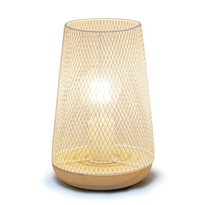 Simple Designs Wired Mesh Uplight Table Lamp - New